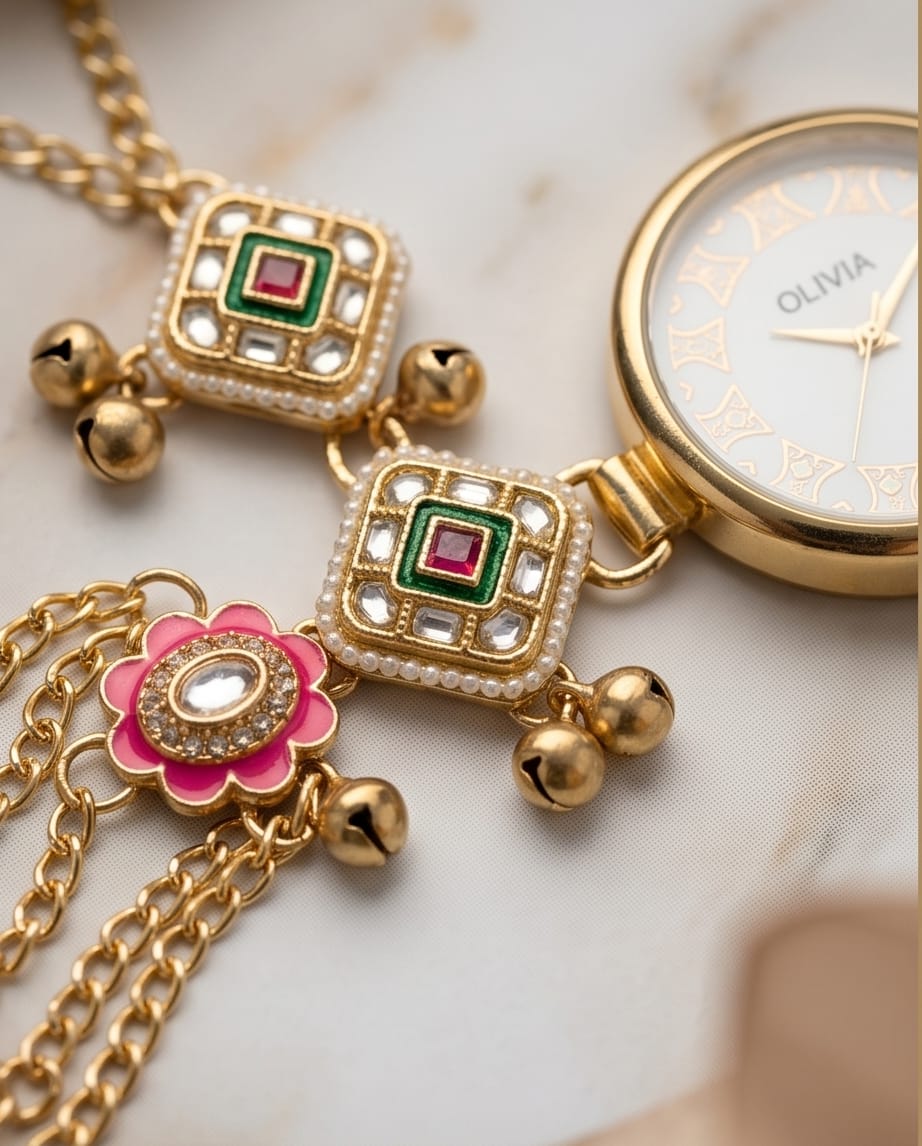 Oceania Hub Pink Royale Charm Watch