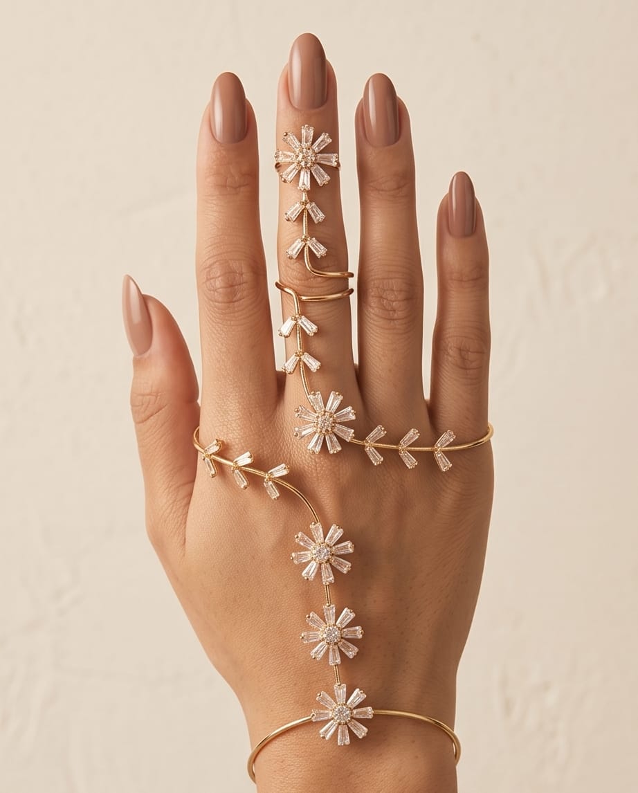 Oceania Crystal Bloom Hand Harness