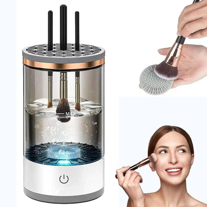 Electric Makeup Brush Cleaner & Dryer - Feat, Deep Cleaning Device For All Brush Types