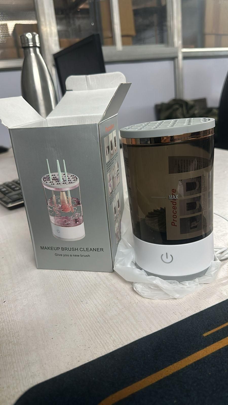 Electric Makeup Brush Cleaner & Dryer - Feat, Deep Cleaning Device For All Brush Types