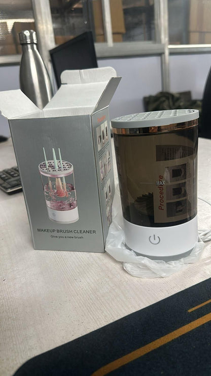 Electric Makeup Brush Cleaner & Dryer - Feat, Deep Cleaning Device For All Brush Types