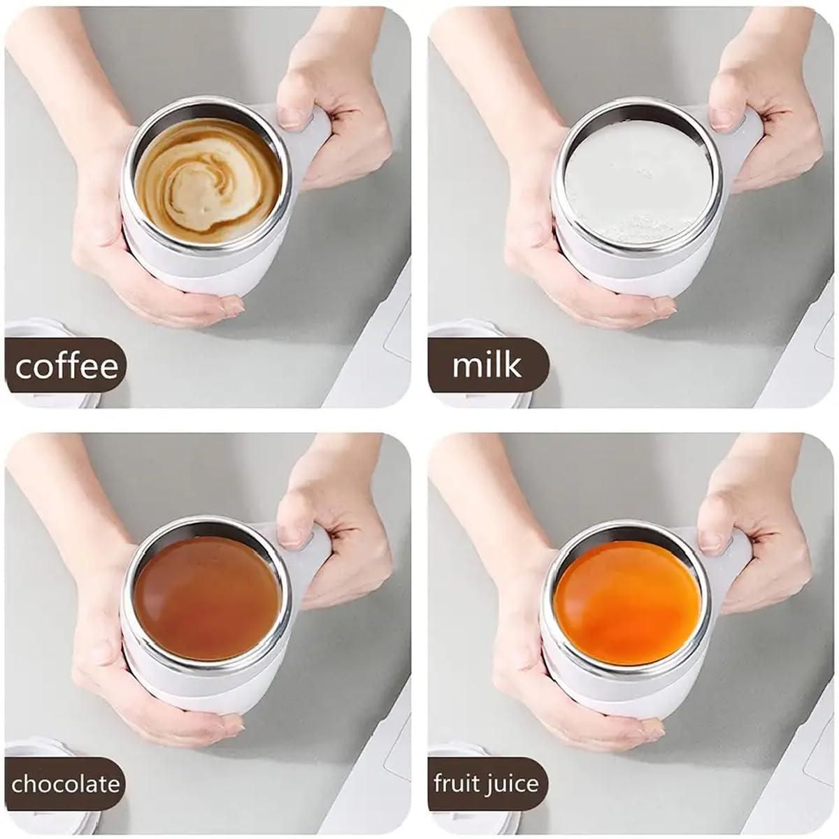 Magnetic Automatic Self-Stirring Coffee Mug