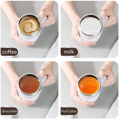 Magnetic Automatic Self-Stirring Coffee Mug