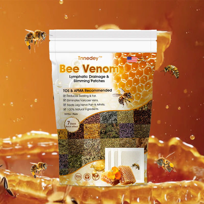 Bee Venom Lymphatic Drainage & Slimming Foot Patches 🌿👣