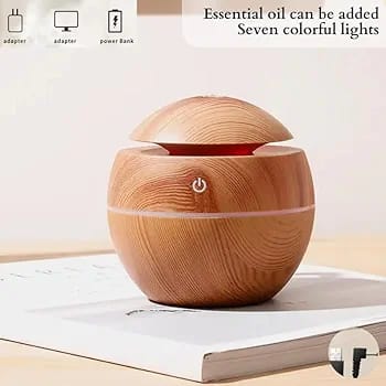 Multi Color Humidifier with LED Lights – Ultrasonic Air Moisturizer for Home & Office