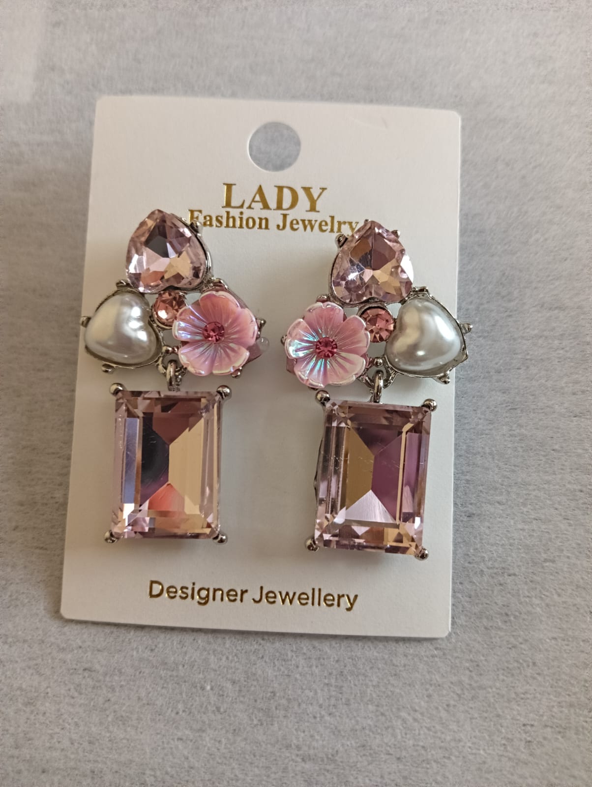 Oceania Crystal Bloom Statement Earrings